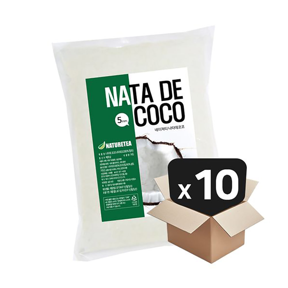 나타드코코 나타데코코 젤리 음료토핑 1kg 5x5x5mm(10봉 1박스)